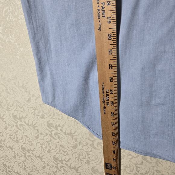 VTG Unique Accents Embroidered Shirt sz M* Blue Button Front Boho Cowgirl - Picture 14 of 15